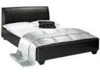 double faux leather bed black brand new boxed. New and....